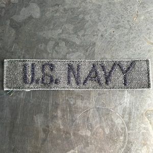 U.S. NAVY embroidered tape patch - vintage
